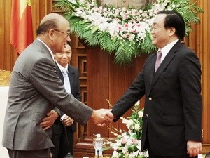 Вице-премьер Хоанг Чунг Хай принял губернатора японской префектуры Нара - ảnh 1